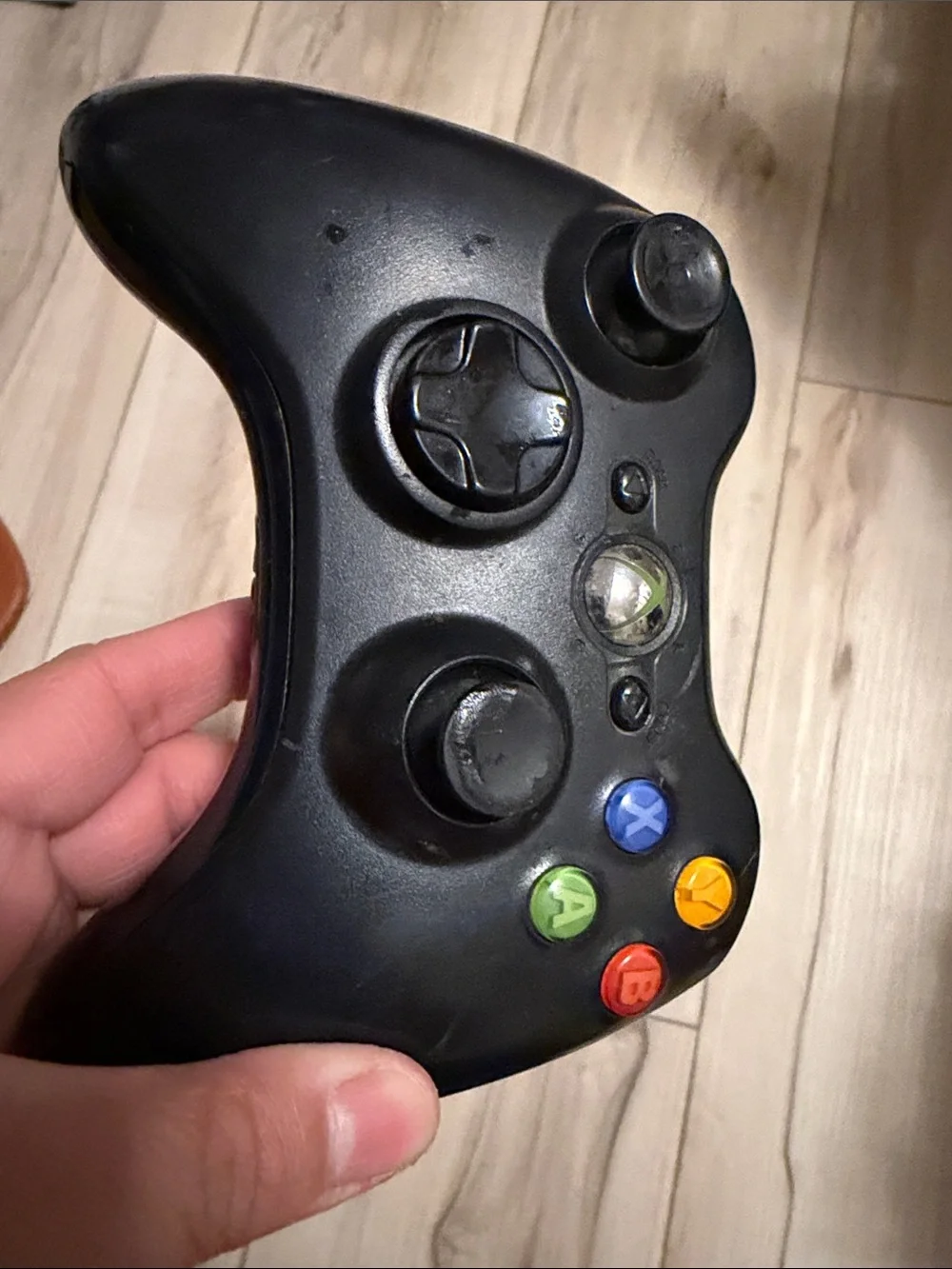 Black Wireless Game Controller for Xbox-Compatible Play
